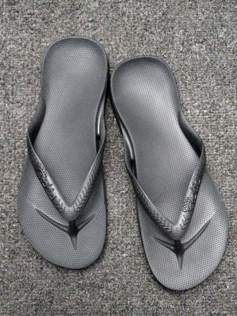 Everyday Black Women's Flip Flop Sandals - Slip-On Comfort